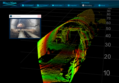 Application of LiDAR in tunnel detection