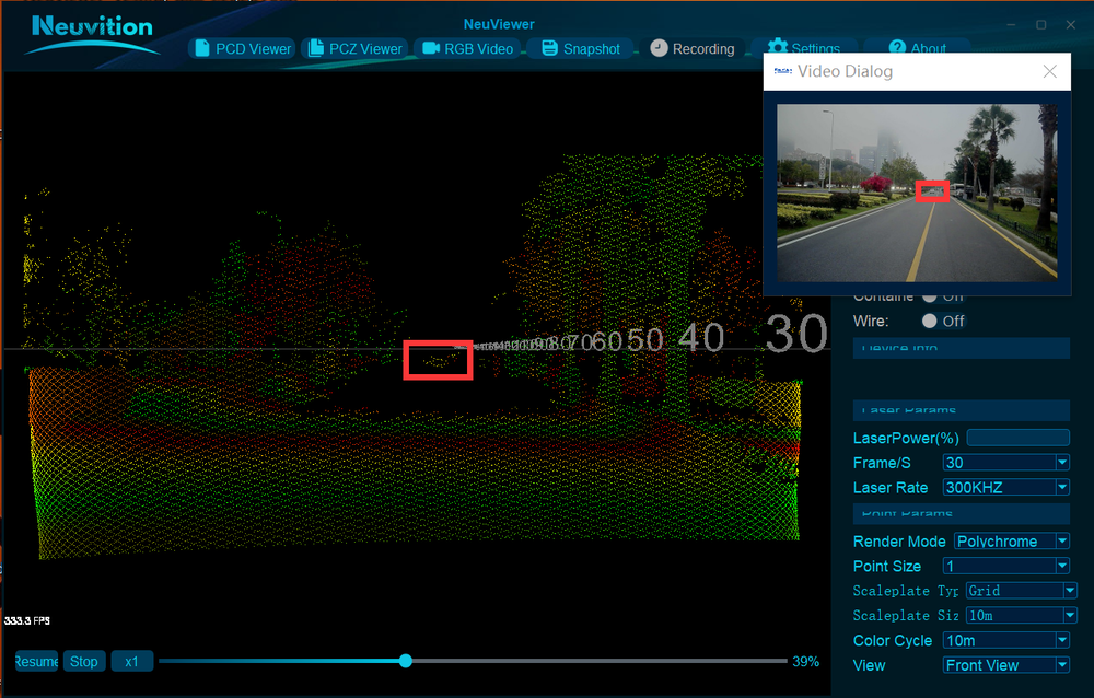 subway detection lidar viewer