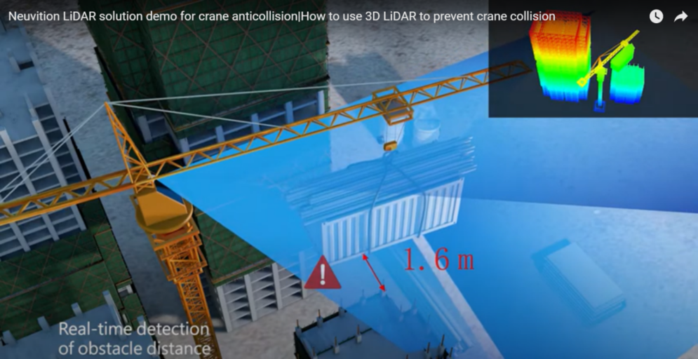 Neuvition LiDAR for crane anticollision
