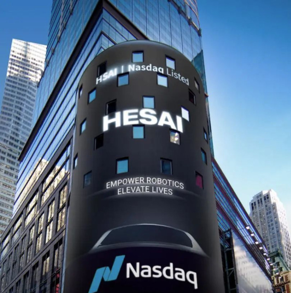 Hesai Technology listed on NASDAQ