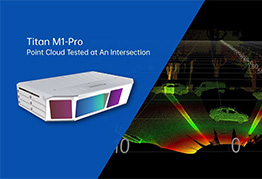 Titan M1-Pro Point Cloud Tested at An Intersection