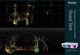 Road Test of Autonomous Vehicle LiDAR